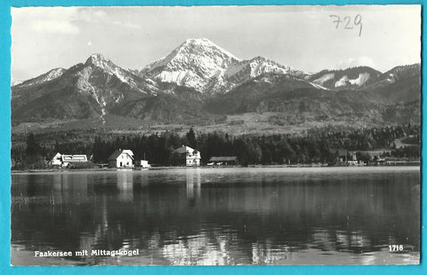 AK Faakersee mit Mittagskogel.