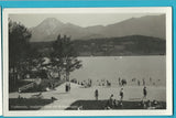 AK Faakersee. Inselstrandbad mit Mittagskogel (1933)