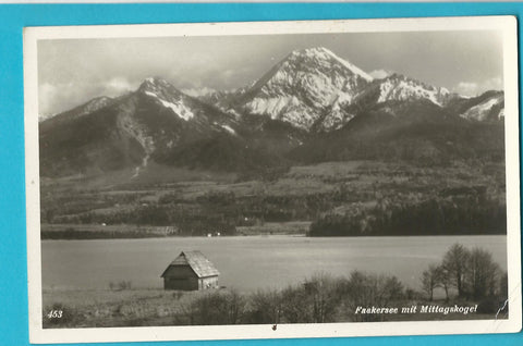 AK Faakersee mit Mittagskogel.