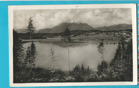 AK Faakersee mit Drobollach Villacher Alpe. (1942)