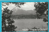 AK Faakersee. Blick von der Insel auf Mittagskogel.