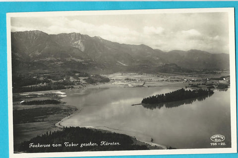 AK Faakersee vom Tabor gesehen (1930-31)