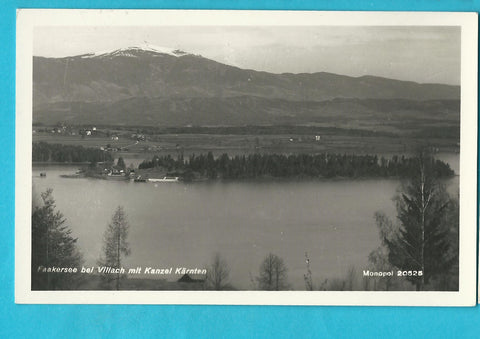 AK Faakersee bei Villach mit Kanzel.