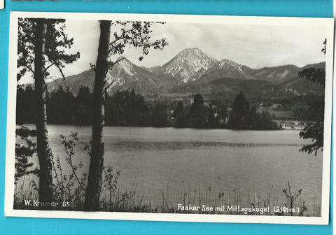 AK Faaker See mit Mittagskogel.