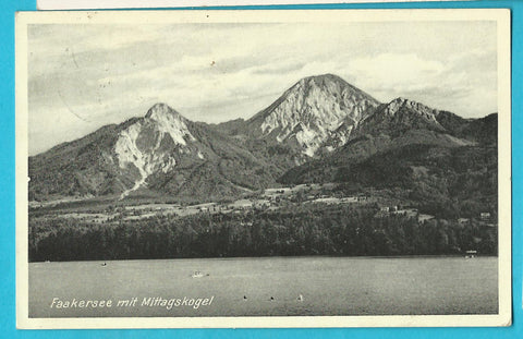 AK Faakersee mit Mittagskogel.