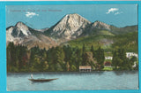 AK Faakersee bei Villach mit dem Mittagskogel. (1910)
