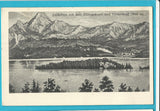 AK Faakersee mit dem Mittagskogel und Türkenkopf.