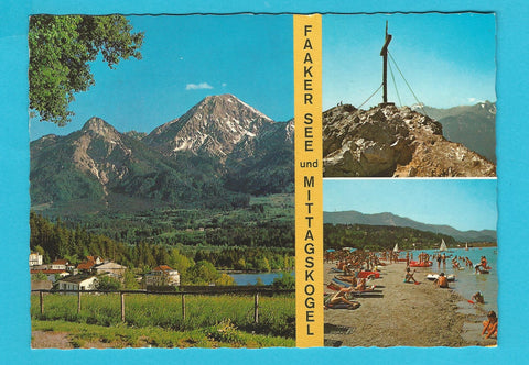 AK Faaker See und Mittagskogel.