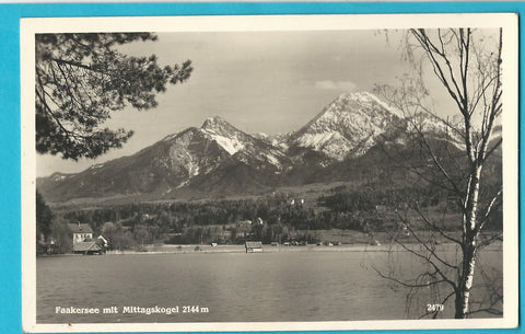 AK Faakersee mit Mittagskogel. (1939)