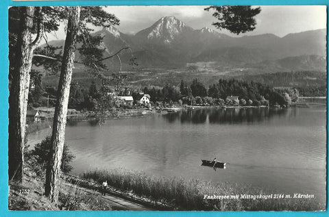 AK Faakersee mit Mittagskogel.