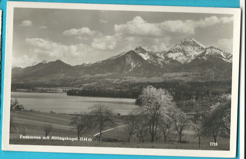 AK Faakersee mit Mittagskogel.