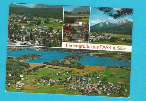 AK Feriengrüße aus Faak am See.