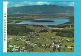 AK Am Faakersee. Latschach mit Oberaichwald und Faakersee.