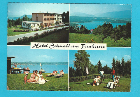 AK Latschach am Faakersee. Hotel Schnabl. Oberaichwald 81.