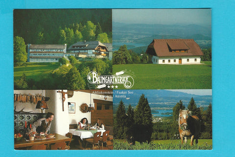 AK Latschach. Urlaub im Baumgartner Hof. Altfinkenstein.