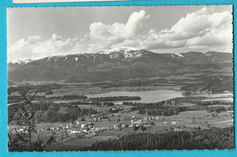 AK Latschach mit Faakersee und Gerlitzen.