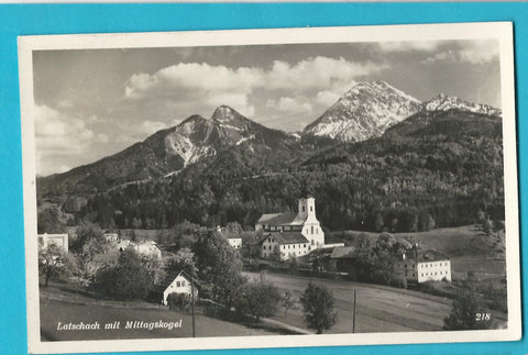 AK Latschach mit Mittagskogel.