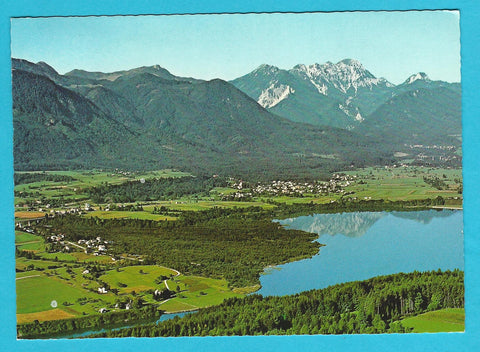 AK Maria Elend im Rosental mit Stausee und Mittagskogel.