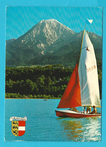 AK Segelsport auf Kärntens Seen. Faakersee.