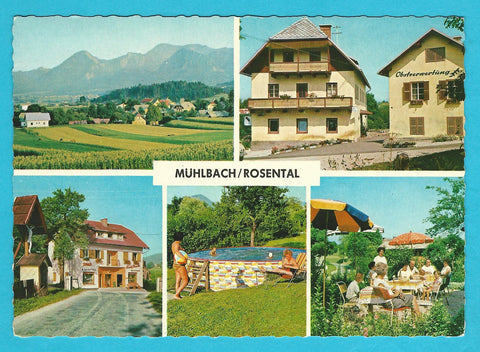 AK Mühlbach im Rosental. Michael Antonitsch Gasthof.