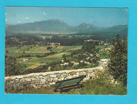 AK Blick von der Burg Sternberg gegen Villach und Dobratsch.