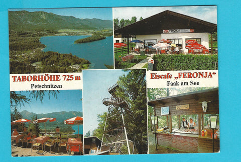 AK Taborhöhe Petschnitzen. Eiscafe Feronja Faak am See.