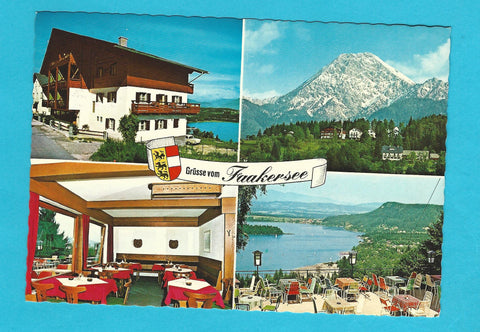 AK Oberaichwald 70. Terrassencafe Pension Restaurant St. u. R. Moser.