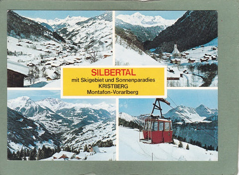 AK Silbertal mit Skigebiet und Sonnenparadies Kristberg. Montafon.