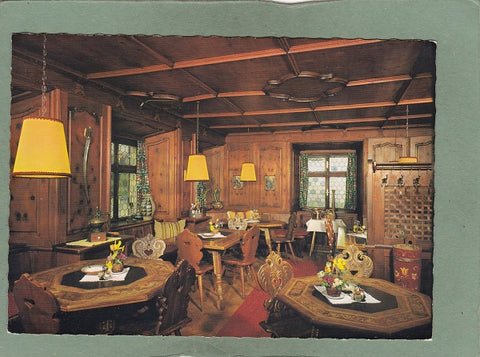 AK Schruns. Hotel Krone. Original Montafoner Stube. Pächter: Anita und Fritz Födinger.