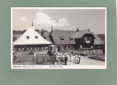 AK Gaberlhaus 1551m Sekt. Köflach d. O.A.V.