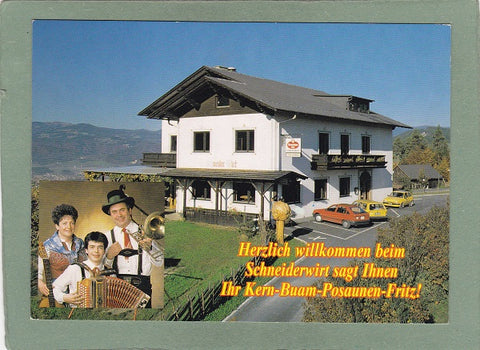 AK Gasthaus Schneiderwirt „Haus der Volksmusik“ Kern Buam. Voitsberg, Lobmingbergstraße 3