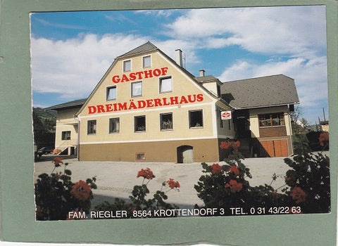 AK Krottendorf 3. Gasthof Riegler.