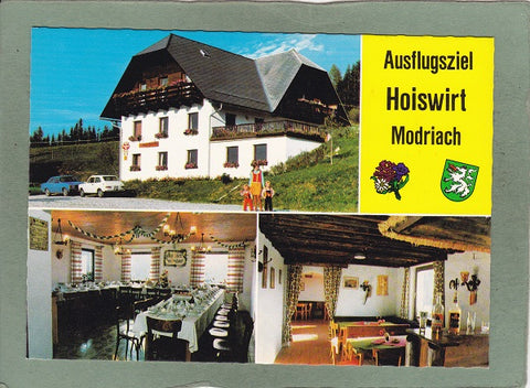 AK Alpengasthof Hoiswirt. F. u. L. Gruber. Modriach.