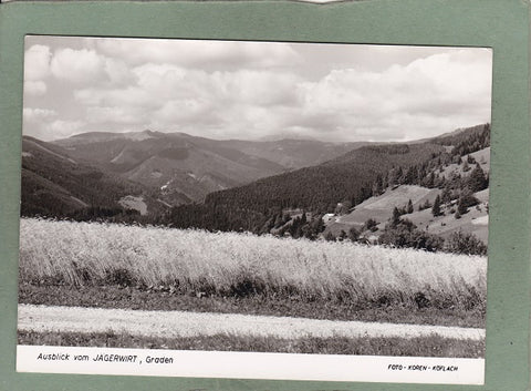 AK Ausblick vom Jägerwirt, Graden.