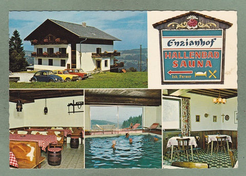 AK Ligist-Oberwald. Hotel – Pension Enzianhof. Inh. Familie Farmer.