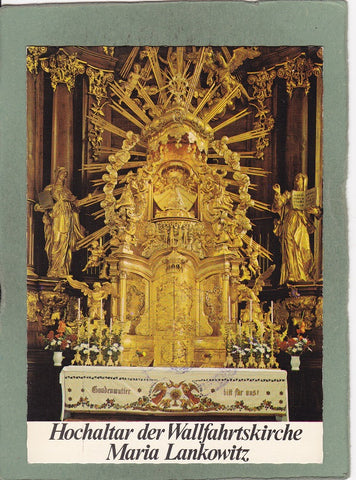 AK Hochaltar der Wallfahrtskirche Maria Lankowitz.