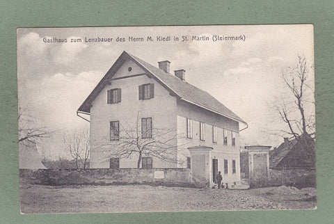 AK St. Martin. Gasthaus zum Lenzbauer des Herrn M. Kiedl.