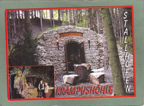 AK Stallhofen. Krampushöhle. Kirchenwirt Rößl. (2001)