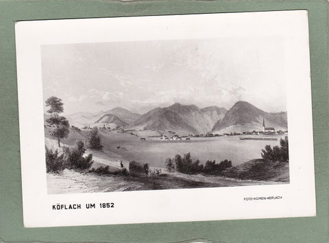 AK Köflach um 1852.
