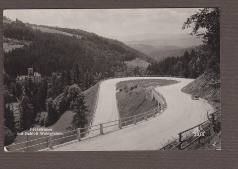 AK Packstrasse mit Schloß Waldenstein. (1936/37)
