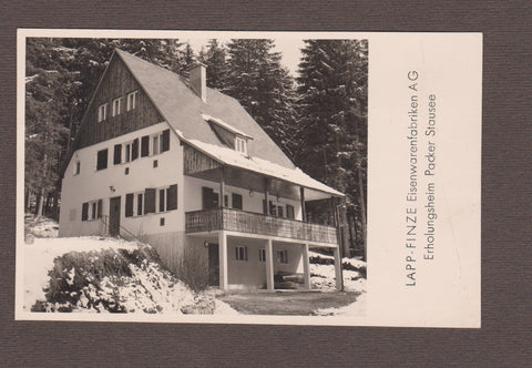 AK Erholungsheim Packer Stausee. LAPP FINZE Eisenwarenfabriken AG.