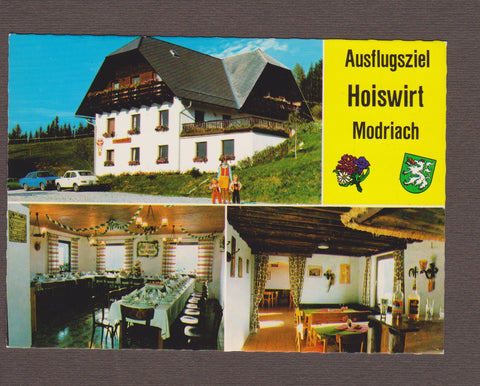 AK Modriach. Alpengasthaus Hoiswirt. F. u. L. Gruber.