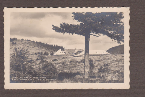AK Stubalpe. Gaberlhaus mit Plankogel. (1933)