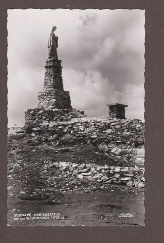 AK Stubalpe. Marienstatue auf dem Wölkerkogel.