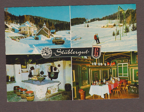 AK Stüblergut. Alpengasthof. Salla. Pächter: Fritz Peter Just.