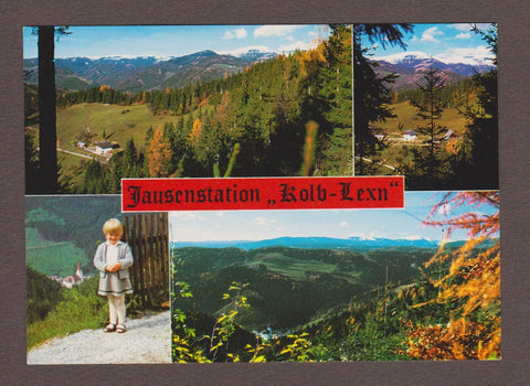 AK Jausenstation "Kolb-Lexn". (Lex, Fam. Kolb) Kainach-Kohlschwarz 5.