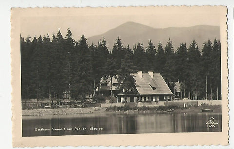 AK Gasthaus Seewirt am Packer Stausee.