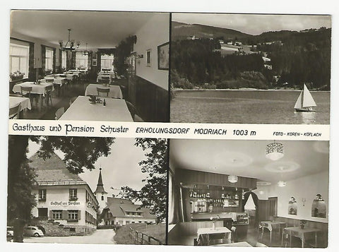 AK Modriach. Gasthaus und Pension Schuster.