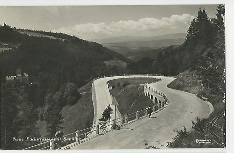 AK Neue Packstrasse mit Saualpe. (1936)