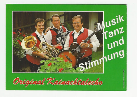 Autogrammkarte Original Kainachtalecho.
